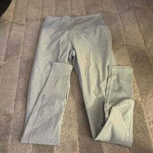 alo ribbed mint leggings